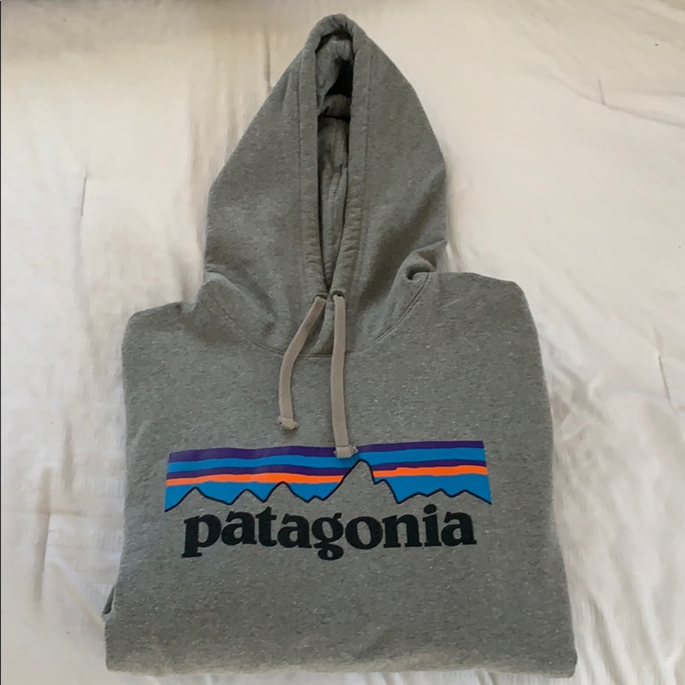 patagonia grey hoodie